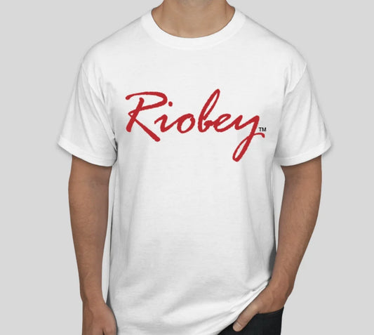 Riobey RED print cotton T-shirt "unisex"